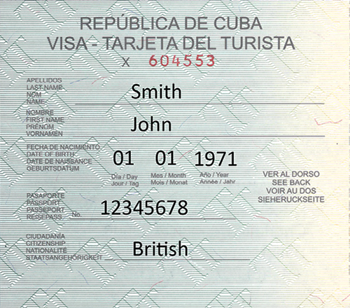 Hacer una visa a Cuba y que es?